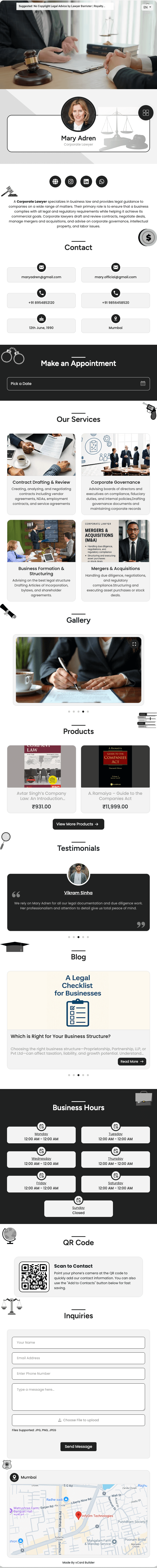 Lawyer vCard