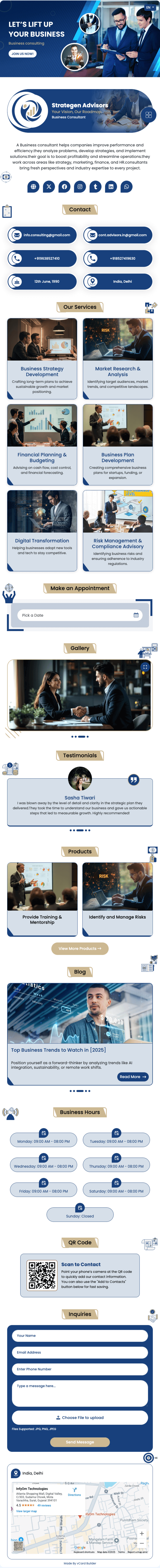 Consultant vCard