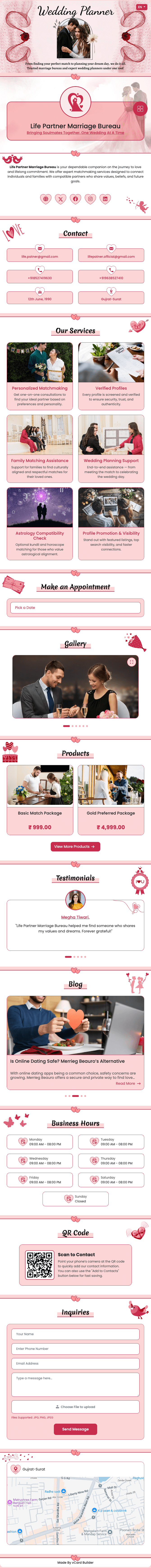 Marriage vCard
